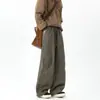 Pantalones Casuales para Hombre Primavera y Otoño Sueltos Modernos Diseño de Pantalones Cargo Americano 2026 Streetwear Tallas Grandes Pierna Ancha Pantalones Largos