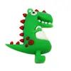 Chaveiro Pingente de Figurine de Dinossauro Desenho Animado em Borracha Macia PVC Ornamento Acessório Clássico Dinossauro Tiranossauro Rex