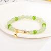 Festival high-rise bamboo festival Hetian jade pulseira pulseira design original high-grade hand-made gift para meninas