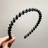 Diadema de lujo ligero sintiendo presión ambiente para el cabello diadema cara femenina accesorio para el cabello de lazo estilo retro Hong Kong pinza para el cabello tocado de alta gama