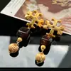 Pulsera Europea y Americana de Venta Caliente Tb Clásica Chapada en Cobre Oro Real Diseño Nicho Transfronterizo de Alta Gama Resina Estilo Dulce y Cool