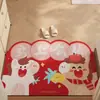 Tapete de Piso para Porta de Entrada, Novo Estilo Chinês Desenho Animado Ano do Cavalo Círculo de Seda Tapete de Piso, Porta de Entrada Pode Ser Cortado, Resistente ao Desgaste, Antiderrapante Tapete Vermelho para Porta