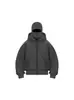 Sudadera con capucha y cremallera de doble capa unisex, estilo nuevo, europea y americana, holgada, deportiva, chaqueta de otoño e invierno, chaqueta Cruz