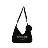 Bolso de hombro informal de lona para mujer, bandolera de gran capacidad, estilo estudiante, venta al por mayor