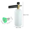 Olla de espuma para lavado de autos de alta presión transfronteriza máquina de limpieza para el hogar pistola de agua olla de riego con espuma olla de espuma PA juego de boquillas de cinco colores