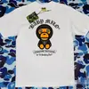 Marca Trendy Japonesa Ape Man Shark Skzoo Colaboración Camiseta Unisex de Manga Corta de Corte Holgado Disponible para Venta Transfronteriza a Largo Plazo