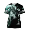 Verano 2023 nuevo venta directa de fábrica transfronteriza impresión digital 3D para hombre logo de coche camiseta de secado rápido para motocicleta de carreras