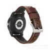 Para Huawei GT4/GT3 Correa de Cuero Samsung Galaxy watchs3 Cadena de Reloj Retro Hueca de Cuero Loco