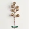 Decoraciones Navideñas 7 Cabezas Fruta de la Fortuna Artificial Cadena de Frutas Artificiales con Brillo Guirnalda para Árbol de Navidad Accesorios DIY Lote