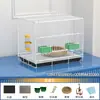 Gaiola Dobrável para Coelho de Interior para Uso Doméstico, Fácil de Limpar, Portátil para Uso Externo, Adequada para Coelhos Jovens, Adequada para Coelhos de Orelhas Caídas, Gaiola Reforçada para Pequenos Animais