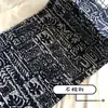 Tela Estampada Azul de Algodón y Lino Mediana Fondo Blanco Porcelana Azul y Blanca Tela Decorativa para Ropa de Mesa Ropa Algodón Puro por Defecto