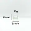 En stock botella de vidrio para crema esmerilada de 50g botella de vidrio botella de vidrio para crema esmerilada de 30g botella para cosméticos botella para cuidado de la piel
