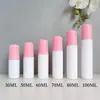 En Stock Botella de Espuma Blanca de 30 ml, Botella Espumadora de Mousse de 60 ml, Botella de Espuma Limpiadora Facial, Botella Dispensadora de Mousse para Pasta de Dientes de 50 ml