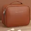 Bolsa de Maquiagem Grande Capacidade Removível, Caixa de Armazenamento Portátil para Viagem, Bolsa de Armazenamento Cosmético Portátil Multifuncional, Acabamento de Alto Padrão