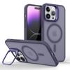 Adequado para Capa de Celular Magnética Apple 17/18Promax iPhone16 Acabamento Fosco Tipo Pele 14 Suporte de Lente Invisível