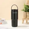 Taza de Hielo Nueva de Gran Capacidad con Asa, Termo de Acero Inoxidable 316, Taza Portátil para Coche con Doble Popote para Bebidas al por Mayor