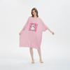 Amazon Europeia e Americana Tamanho Plus Feminino Casa Fresco Pijama Camiseta Verão Meninas Gordas Aparência Emagrecedora Camiseta de Viscose