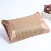Funda de almohada fresca transpirable de primavera y verano personalizada de fábrica Funda de almohada rectangular de esterilla de ratán Funda de almohada cómoda y transpirable para cama