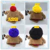 Pelota de Felpa Estándar de Lana de 7 cm Pelota DIY Hecha a Mano Accesorios para Ropa Caja Bufanda Accesorios para Zapatos y Sombreros 1 Pieza