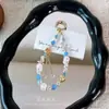 Éxito en los exámenes, aprueba siempre, colgante de cubo de aleación, cadena para teléfono de perlas, adorno de llavero con cuentas de cristal iridiscente