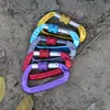 Venta caliente de Amazon mosquetón de aluminio de aviación de alta resistencia hebilla de seguridad para hamaca tuerca mosquetón venta al por mayor de fábrica