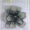 Venta Caliente Transfronteriza Doble Capa Completamente Tachonada Flor Grande Accesorios para el Cabello Flores para Zapatos Bolsas Sombreros Accesorios de Vestimenta Materiales