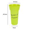 Hot fight factory vendas diretas wake-up flor balde flor loja dedicada Hong Kong estilo quadrado balde de flor barraca casa flor seca balde flor