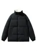 Nueva chaqueta de algodón con capucha para hombre, invierno 2025, moderna y engrosada para abrigar, abrigo de algodón relleno de plumón para hombre, ropa de abrigo de invierno
