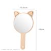 Espejo de Maquillaje para Salón de Belleza Espejo de Mano Espejo de Dibujos Animados de Madera Espejo Colgante Suministros para el Hogar Espejo HD Uso Diario Disponible logo