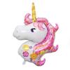 Novo balão de alumínio unicórnio médio, balão de alumínio unicórnio cavalo, balão de festa de aniversário infantil