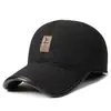 Gorra de Béisbol para Hombre Invierno Personalizada de Anciano con Acolchado de Algodón y Orejeras para Ciclismo con Visera Grande Resistente al Viento Cálida Simple a la Moda