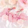Nuevas Pinzas para Pezones de Pata de Gato Rosa Lindas, Tapón Anal para Cuello JK, Estimulación Sm, Pinzas para Pezones de Tracción, Tapón para Senos, Tapón Anal