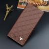 Nueva Cartera para Hombre Cartera Larga para Hombre Patrón de Diamantes Juvenil para Hombre Múltiples Ranuras para Tarjetas Delgada de Negocios Suave Cartera para Traje