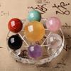 Bola de Cristal Natural Amarela Branca Rosa Roxa Sete Estrelas Enfeites de Cristal Pedra Original Decorações para Casa Varanda Sala de Estar Quarto