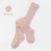 Pantis de primavera y verano para niños estilo español de algodón fino calado con anillo móvil de espiga de trigo de malla para bebé niña