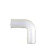 Accesorios para máquinas de tuberías, tubo de silicona para aguas residuales, tubo transparente, dispensador de agua de grado alimenticio, resistente a altas temperaturas, diámetro interior de 8 mm, tubo curvo de 7 mm.