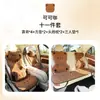 Cojín para Asiento de Coche Nuevo Invierno Felpa Lindo Dibujos Animados Funda para Asiento de Mujer Cálida Media Cubierta Cojín para Cintura Pieza Única