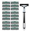 Venta Directa de Fábrica Manual Navaja Navaja Antigua Acero Inoxidable 2 Capas Doble Capa Hoja Navaja Gillette