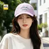 Gorra de Béisbol Casual Estilo Coreano con Estampado de Letras Verano Delgada Moda Versátil Protección Solar para Circunferencia de Cabeza Grande Gorra de Pato