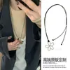 Febre Coreana Mesmo Estilo Colar de Coração Ins Simples Suéter de Alta Moda Novos Acessórios Fofo