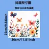 Pegatina Floral de Mariposa Yx-Jd0125 de Primavera para Ventana de Dormitorio Fondo Pájaro Anticolisión Estática