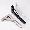 Suporte Dobrável Ferragens Divisória Suporte Billy Suporte de Parede Suporte de Carga Armazenamento Móvel Suporte Triangular de Aço Inoxidável
