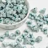 Jenga Cuadrado Colorido Dingyi Luna Fría Cuentas Acrílicas Galvanizadas con Agujero Pasante Cuentas Sueltas Cadena para Teléfono Móvil DIY Accesorios de Joyería