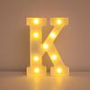 Venda quente 26 Inglês letras luzes LED símbolo modelagem luzes digitais aniversário confissão proposta atmosfera decorativo luzes coloridas