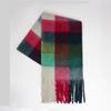 Fabricantes de Tonglu bufanda a cuadros estilo coreano nueva imitación cachemira y mohair otoño e invierno damas chal cálido venta al por mayor