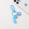 Pingente de Flor Bolsa Boneca Chaveiro de Carro diy Boneca de Contas Feita à Mão com Decoração de Pingente Pendurado