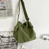 Bolsa de Lona Nueva Estilo Coreano Bolso de Hombro para Pareja Moda Tendencia Ropa de Trabajo Viaje al Aire Libre Bolso Cruzado Bolsa de Lona Venta al por Mayor