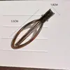 Grampo de Metal Ondulado Frio Presilha Lateral Estilo Japonês Simples de Metal Para Menina Doce Cool Diário Versátil Presilha de Cabelo