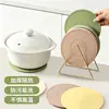 Tapete de isolamento térmico Tapete de mesa de jantar de silicone Tapete de jantar anti-escaldante Tapete de panela especial de alta temperatura resistente a tigela Coaster Household High-grade Sense