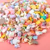 Imán para Nevera Comida Mezclada Resina Accesorios Nuevo Lindo Dibujo Animado Pegamento de Crema Parche DIY Moda Flor Pequeña Joyería